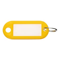 Набор брелоков для ключей, 10 штук, 53 мм, цвет желтый