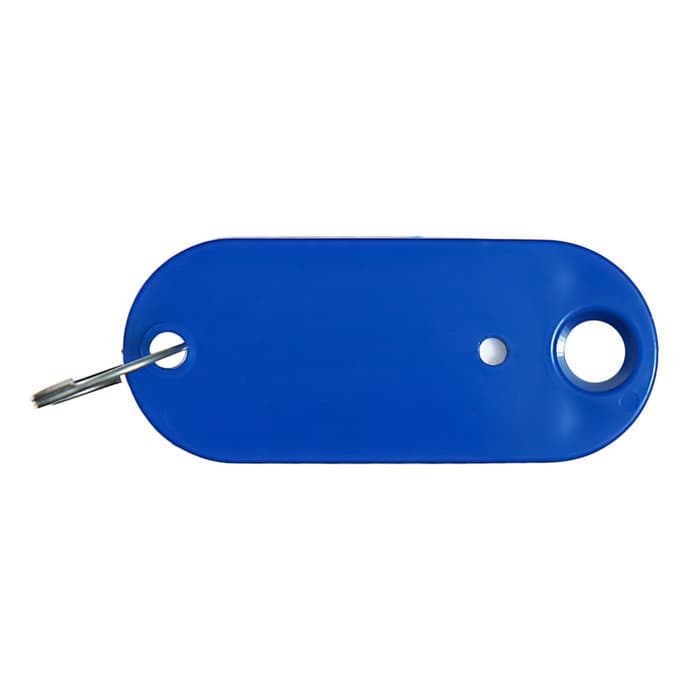 Набор бирок для ключей на кольце «Идентификатор», 53 мм, 100 шт., синий