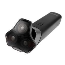 Электробритва Energy EN-729, роторная, 5 Вт, 3 головки, влажное бритьё, от АКБ, чёрная