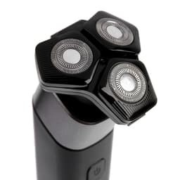 Электробритва Energy EN-729, роторная, 5 Вт, 3 головки, влажное бритьё, от АКБ, чёрная