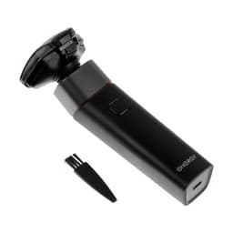 Электробритва Energy EN-729, роторная, 5 Вт, 3 головки, влажное бритьё, от АКБ, чёрная