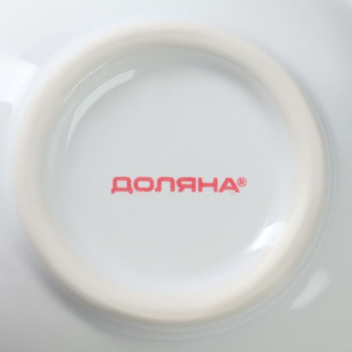 Салатники Доляна «Мишка Отто», 270 мл, 13×10.2 см, набор 2 шт., белые
