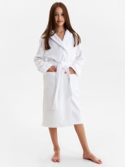 Халат махровый детский SL HOME: Kids «Блан де Блан», размер 30, 100% хлопок, 380 г/м²