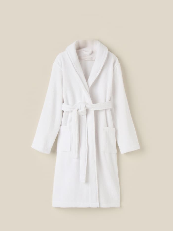 Халат махровый детский SL HOME: Kids «Блан де Блан», размер 32, 100% хлопок, 380 г/м²