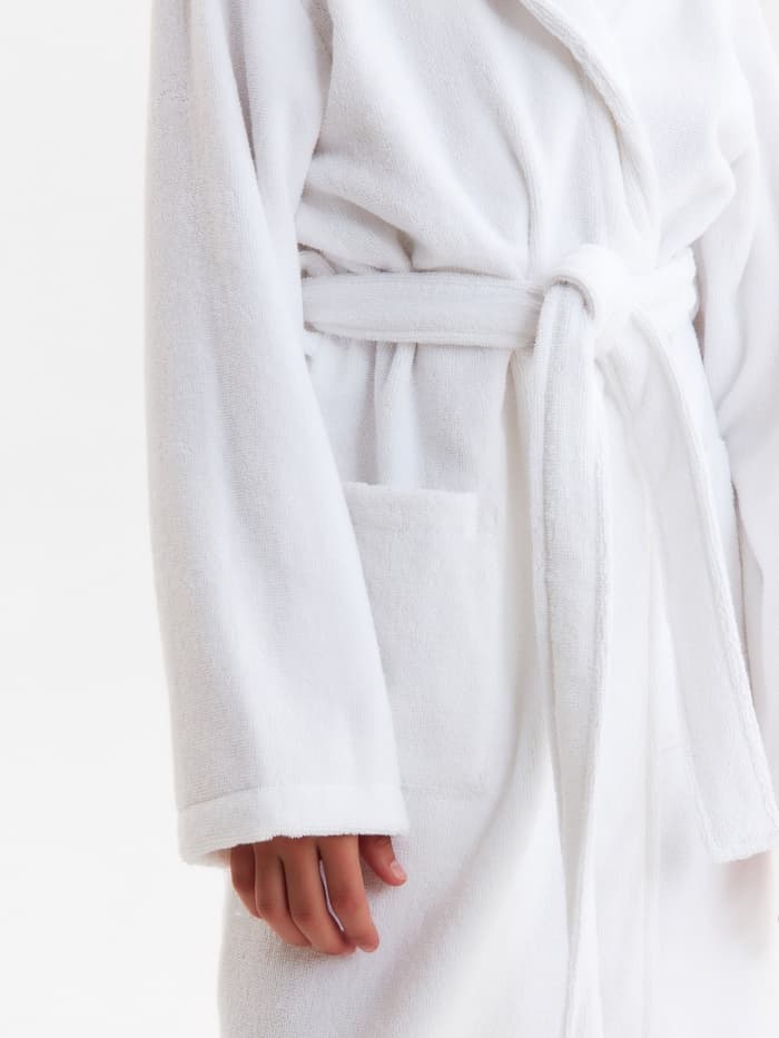 Халат махровый детский SL HOME: Kids «Блан де Блан», размер 34, 100% хлопок, 380 г/м²