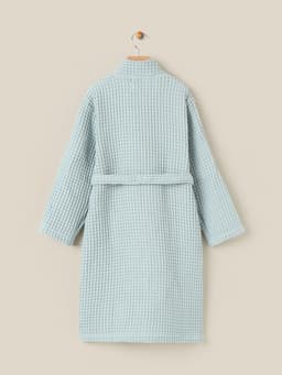 Халат вафельный детский SL HOME: Kids «Аззура», размер 36 (122-128 см), 100% хлопок, 280 г/м²