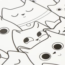 Магнит-раскраска многоразовая «Котики», 14.8×21 см