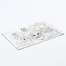 Магнит-раскраска многоразовая «Принцесса и сказочные Единорожки», 14.8×21 см