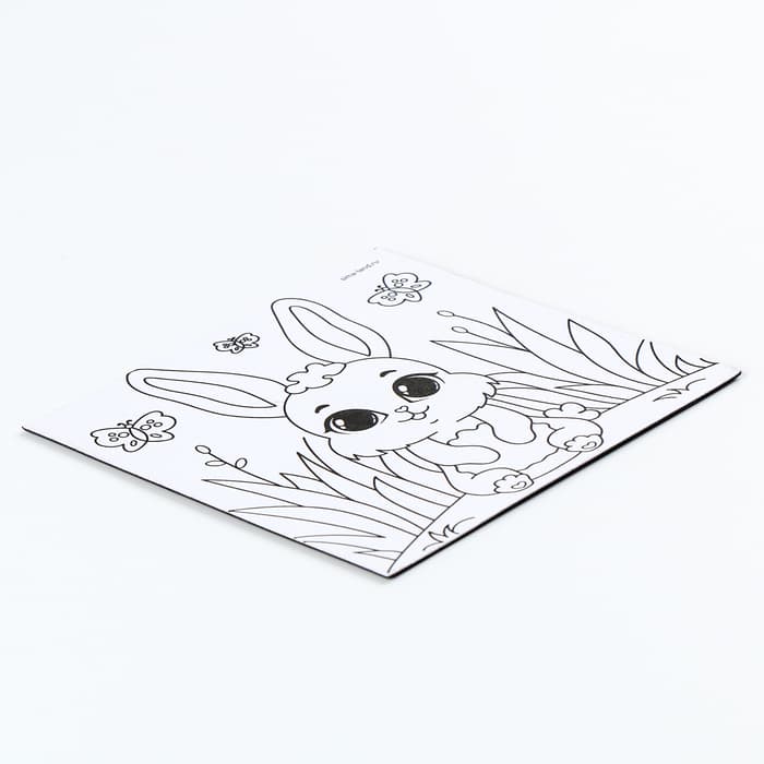 Магнит-раскраска «Зайка», 10 × 10 см