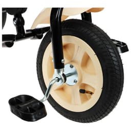 Велосипед детский трёхколёсный Vivat 1, трансформер, с родительской ручкой, диаметр колёс 8" и 10", принт хаки, бежевый