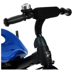 Велосипед детский трёхколёсный Vivat 1, трансформер, с родительской ручкой, диаметр колёс 8" и 10", принт скорость, синий