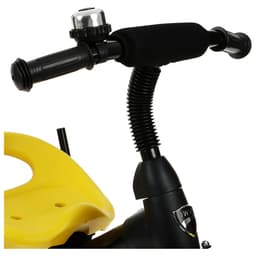 Велосипед детский трёхколёсный Vivat 1, трансформер, с родительской ручкой, диаметр колёс 8" и 10", принт скорость, оранжевый