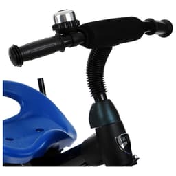 Велосипед детский трёхколёсный Vivat 1, трансформер, с родительской ручкой, диаметр колёс 8" и 10", принт стрелки, синий