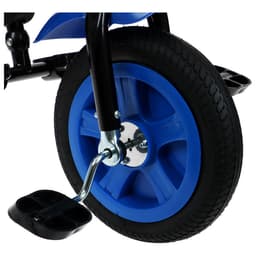 Велосипед детский трёхколёсный Vivat 1, трансформер, с родительской ручкой, диаметр колёс 8" и 10", принт стрелки, чёрный