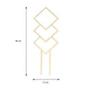 Шпалера, 36×12 см, дерево, «Ромб», Greengo