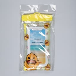 Водонепроницаемый чехол для телефонов, размер 22×11 см, «уточки», жёлтый