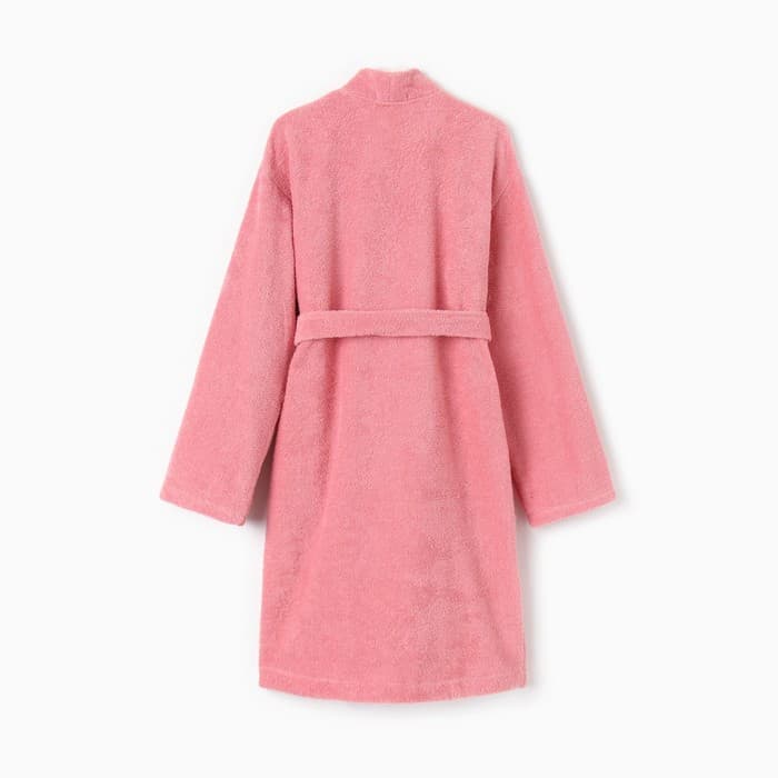 Халат женский махровый «Экономь и Я», размер 40-42, хлопок, 320 г/м², пыльно-розовый