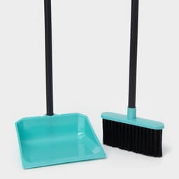 Щётка для пола с совком Spin&Clean «Практик», пластик, 17.5×19.5×83 см, МИКС