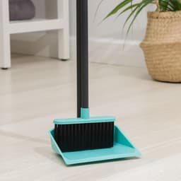 Щётка для пола с совком Spin&Clean «Практик», пластик, 17.5×19.5×83 см, МИКС