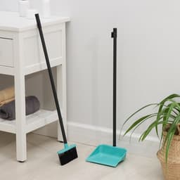 Щётка для пола с совком Spin&Clean «Практик», пластик, 17.5×19.5×83 см, МИКС