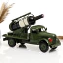 Фигурка металл, держатель для бутылки «Грузовик», зелёный