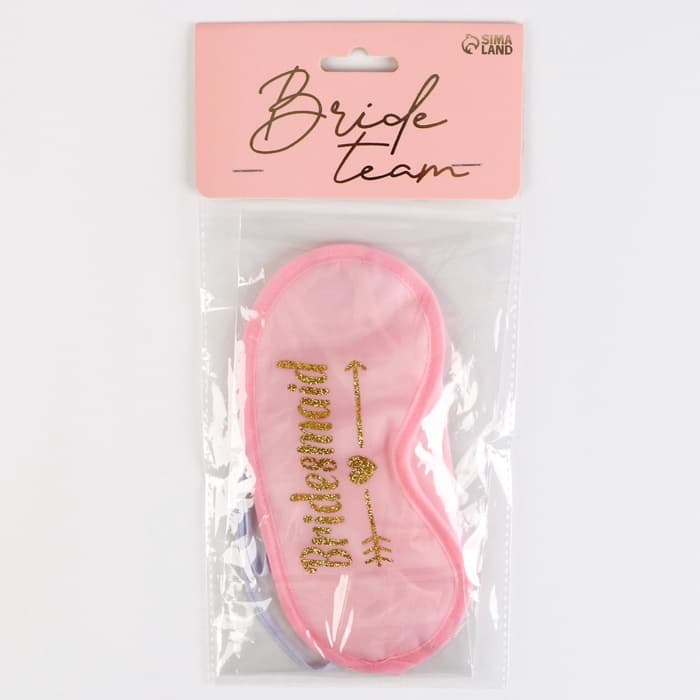 Маска для сна для девичника Bride