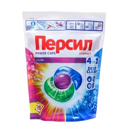 Капсулы для стирки Персил Power Caps Color 4 in1, 28 шт.