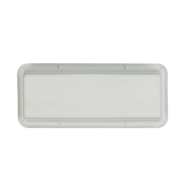 Ящик балконный для цветов, 6 л, 40×17×13.5 см, пластиковый, белый