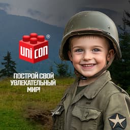 Сборная модель UNICON «Танк», 14 деталей, 6+