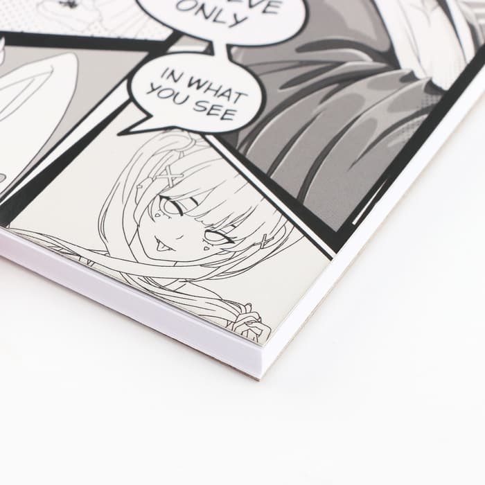 Скетчбук А6, 40 л. 100 г/м² «Аниме комикс»