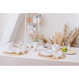 Подставка для торта Доляна «Мишка Отто», 20.5×11.5 см, белая