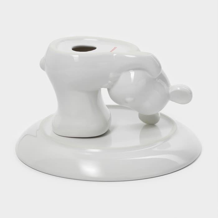 Подставка для торта Доляна «Мишка Отто», 20.5×11.5 см, белая