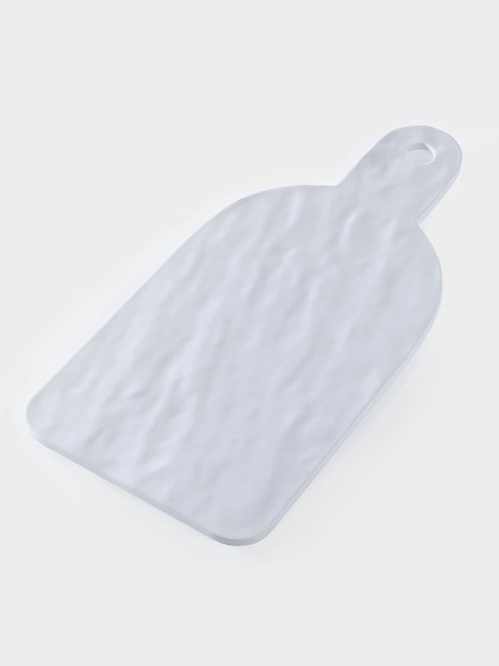 Доска разделочная «Белый Восток», 34.5×16.7×1.7 см, меламин, сервировочная, белая