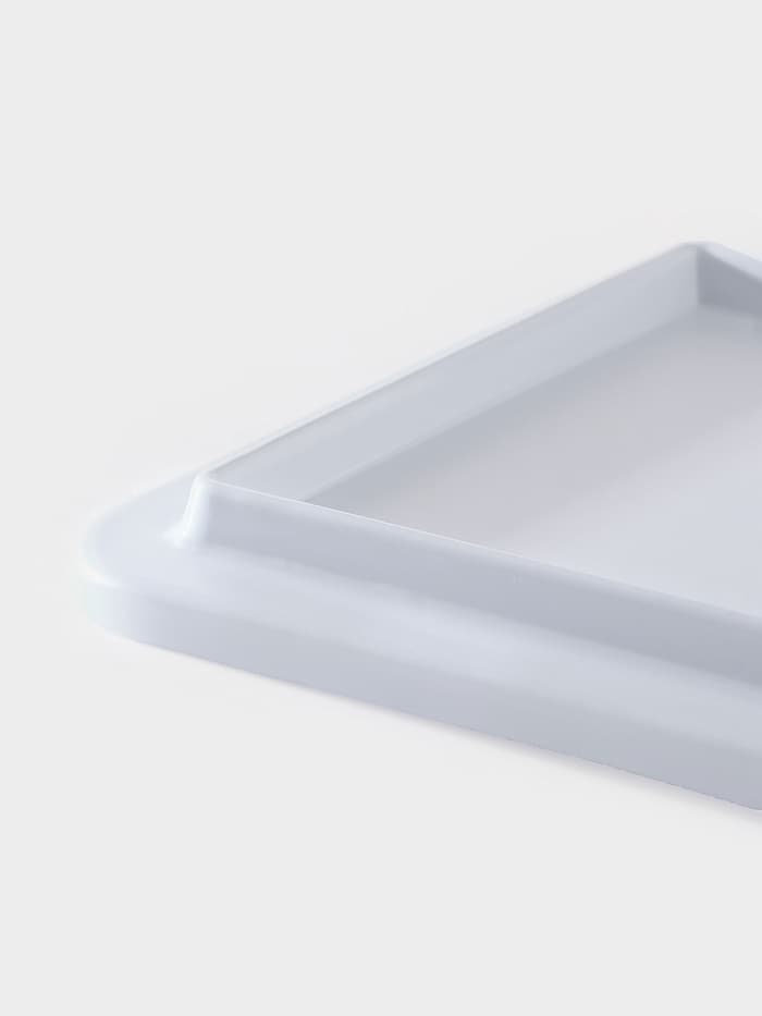 Доска разделочная «Белый Восток», 34.5×16.7×1.7 см, меламин, сервировочная, белая