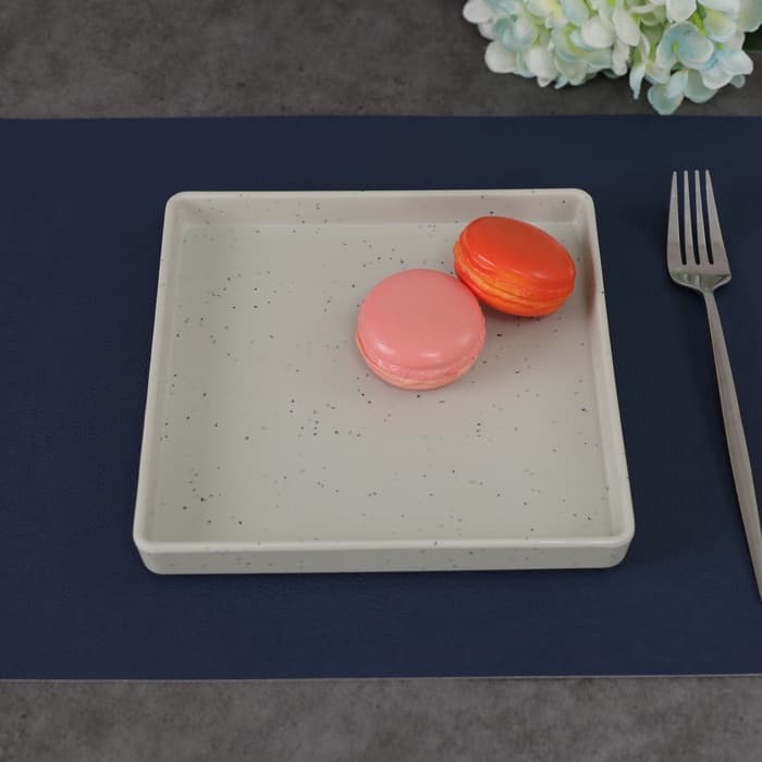 Блюдо сервировочное «Мрамор», 18.5×2.3 см, серое