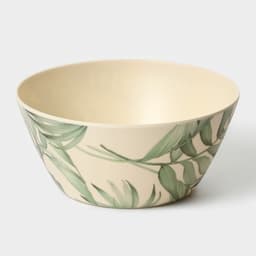 Тарелка глубокая «Лист папоротника», 700 мл, пластик, d=15×6,8 см, бежевая