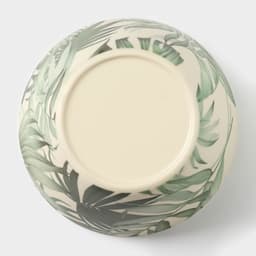 Тарелка глубокая «Лист папоротника», 700 мл, пластик, d=15×6,8 см, бежевая