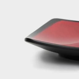 Блюдо сервировочное «Красный Восток», 18.7×2.5 см, пластик, чёрное