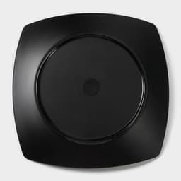 Блюдо сервировочное «Красный Восток», 27.5×3.5 см, пластик, чёрное