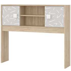 Надстройка стола «Микки», 1200×270×1030 мм, цвет дуб ривьера/серый