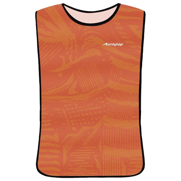 Манишка футбольная Print ONLYTOP, размер 50-56, на резинке, оранжевая