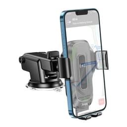 Автомобильный держатель Hoco HW3, беспроводная зарядка, для 4.5-7.0 дюймов, 15 Вт, чёрный