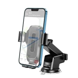 Автомобильный держатель Hoco HW3, беспроводная зарядка, для 4.5-7.0 дюймов, 15 Вт, чёрный