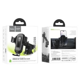 Автомобильный держатель Hoco HW3, беспроводная зарядка, для 4.5-7.0 дюймов, 15 Вт, чёрный