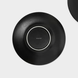 Набор тарелок для пасты Magistro Carbon, d=21 см, 2 шт., фарфор, чёрный