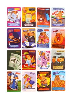 Настольная игра «Капибары», 100 карт, 16+, МИКС