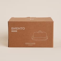 Маслёнка SL Home «Виенто», 18.5×13×10.5 см, керамика, бежевая