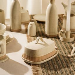 Маслёнка SL Home «Виенто», 18.5×13×10.5 см, керамика, бежевая