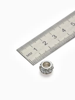 Шарм бусина «Шамбала», монпансье, для творчества, белые