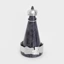 Подставка для украшений Magistro Aleo, 5×12 см, мрамор, серая